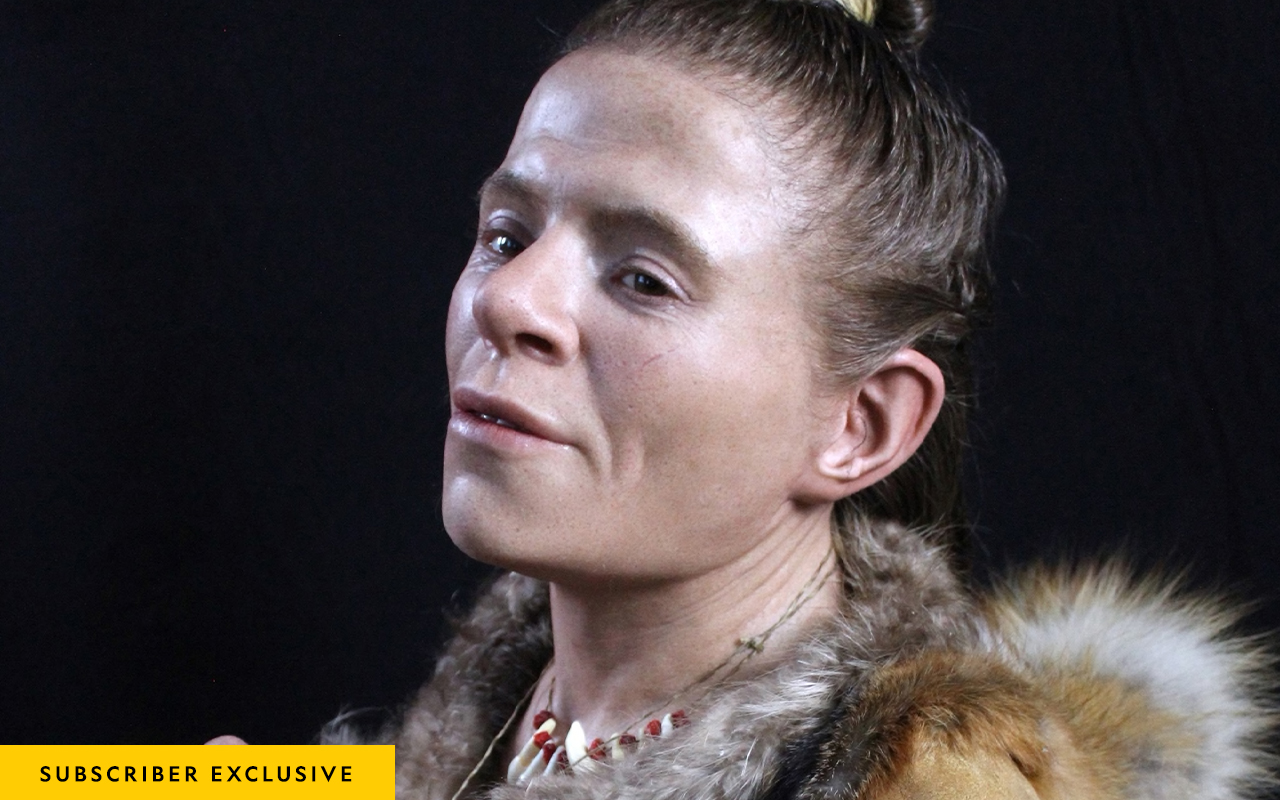 This woman lived about 4,000 years ago in what is now northeastern Sweden. Oscar Nillson, a pioneer in reconstructive archaeology, brought her appearance to life.