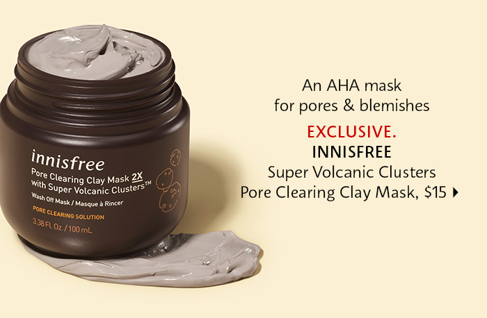 Innisfree Super Volcanic Clusters Pore Clearing Clay Mask