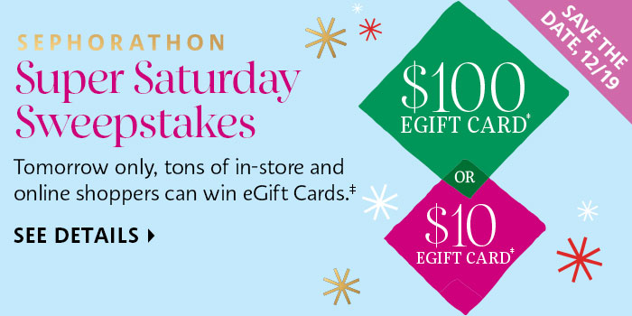 Super Saturday Sweepstakes