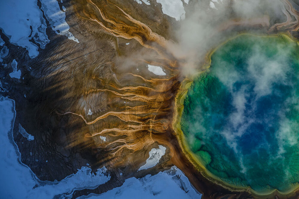 A spring in Yellowstone