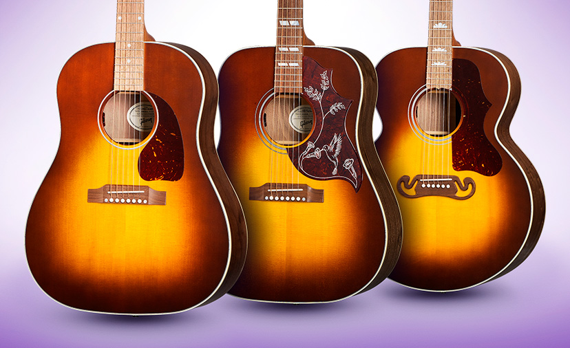 Gibson Studio Acoustic-Electrics. Get strumming on these new models with satin finishes and L.R. Baggs pickups. Shop Now