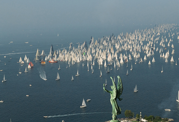 Reflecting the port city’s storied maritime history, the annual Barcolana regatta unfurls behind Victory Lighthouse, which memorializes those who died at sea in World War I.