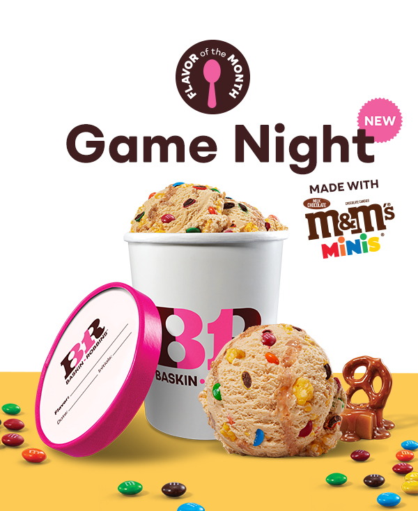 Fresh-Pack of Flavor of the Month Game Night with caption "New Game Night"
