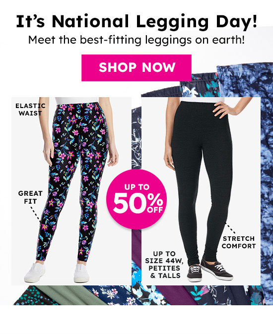 🤩 The BestFitting Leggings On Earth! Up To 50 Off Now! Woman Within