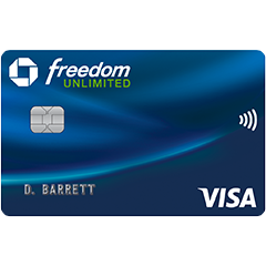 Freedom Unlimited Visa Card Art