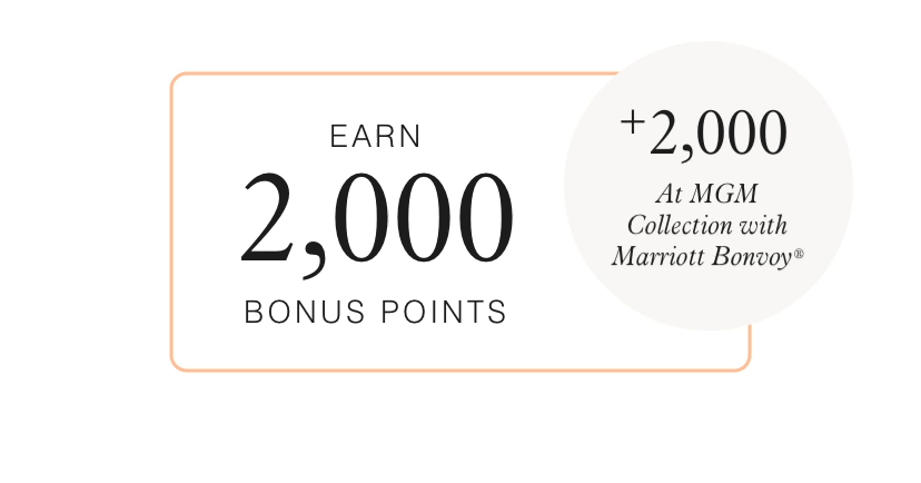 Earn up to 4,000 bonus points on each stay.