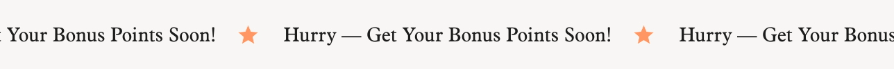 Hurry — Get Your Bonus Points Soon!
