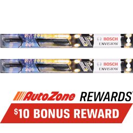 Bosch Envision Wiper Blades | AutoZone REWARDS(R) $10 BONUS REWARD