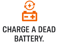 CHARGE A DEAD BATTERY