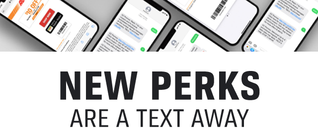 NEW PEARKS | ARE A TEXT AWAY