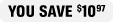 YOU SAVE $10(97)
