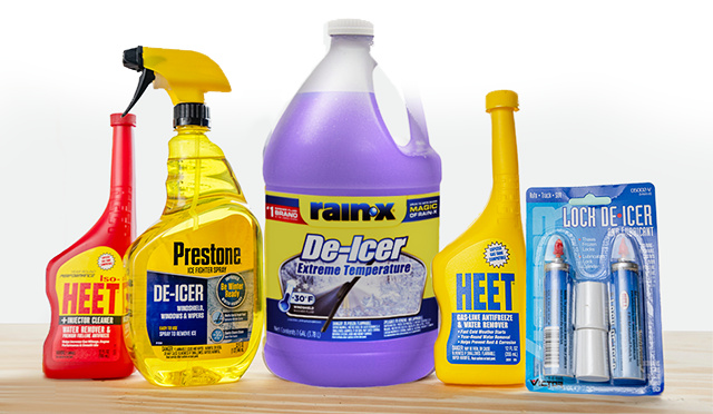 HEET | Prestone DE-ICER | RAINX De-Icer | HEET | LOCH DE-ICER
