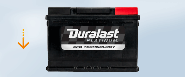 Duralast PLATINUM(R) EFB TECHNOLOGY