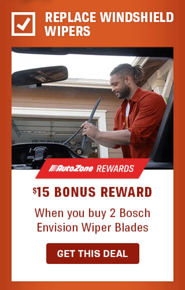 REPLACE WINDSHIELD WIPERS