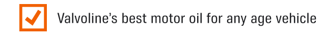 Valvoline's best motor oil for any age vehicle