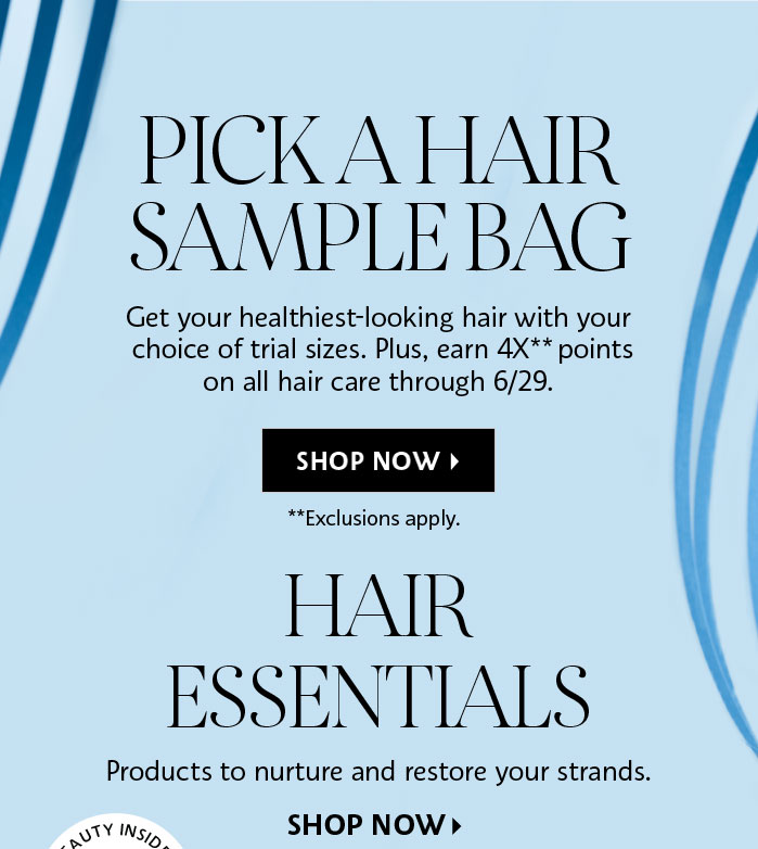 Pick a hair sample bag