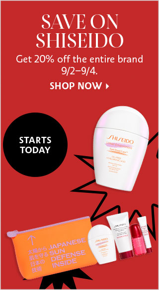 Save on Shiseido