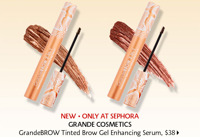 Grande Cosmetics - GrandeBROW Tinted Brow Gel and Grande Brow Enhancing Serum