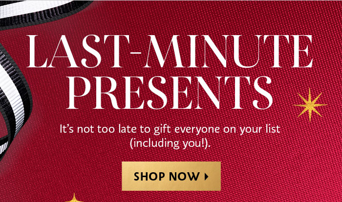 Last-Minute Presents