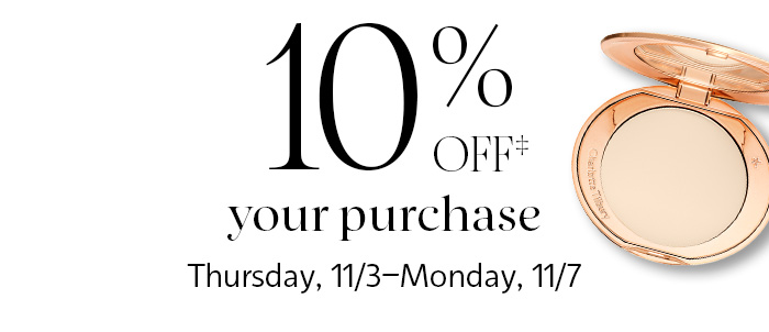 Holiday Savings Event 10% off your purchase
