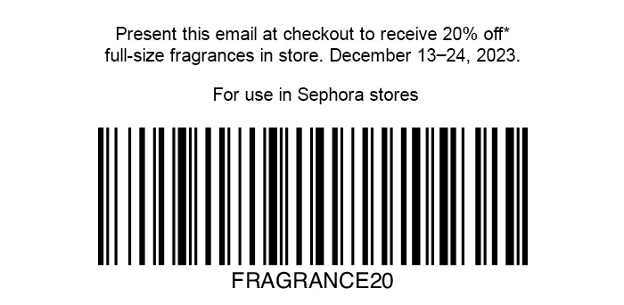 Newsletter content from sephora