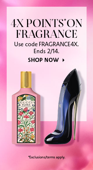 Get 4X Points on Fragrance