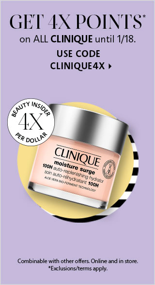 Get 4X Points Clinique