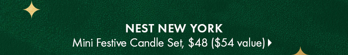 NEST New York - Mini Festive Candle Set