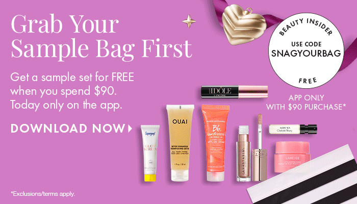 Grab your sample bag