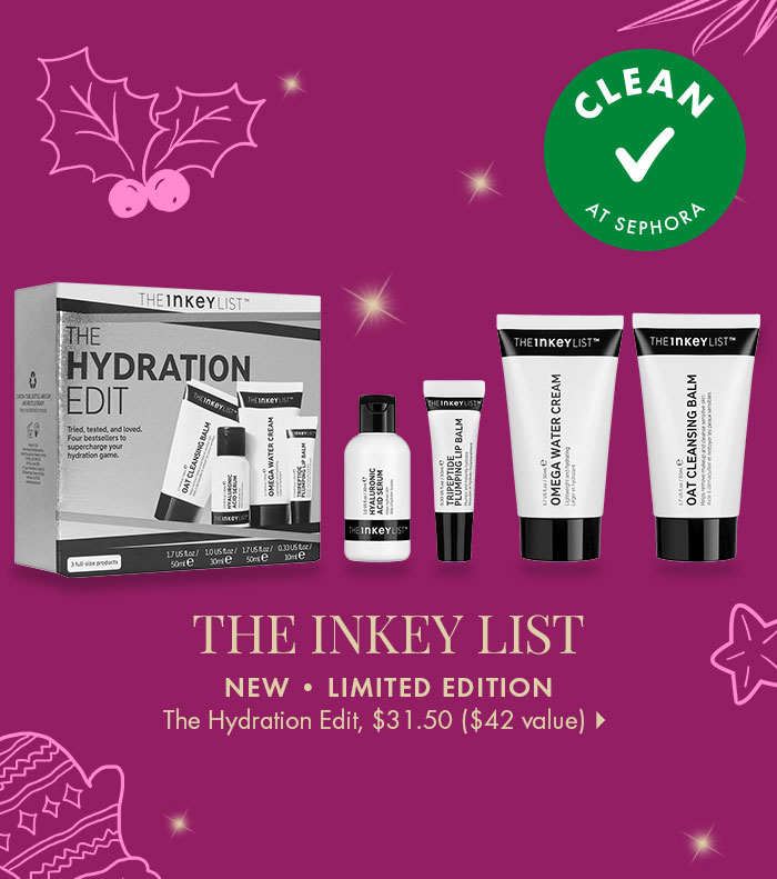 The INKEY List The Hydration Edit