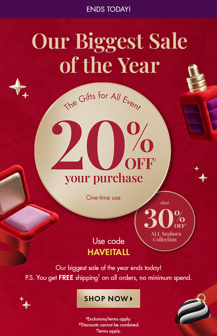Biggest sale of the year