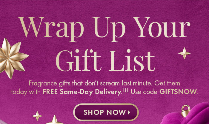 Wrap up your gift list