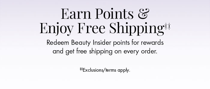 Earn Points & Enjoy Free Shipping