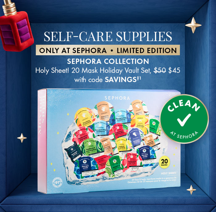 SEPHORA SKINCARE Holy Sheet! 20 Mask Holiday Vault Set