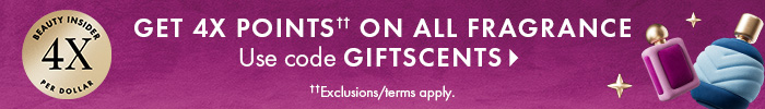 Get 4x Points on all fragrance