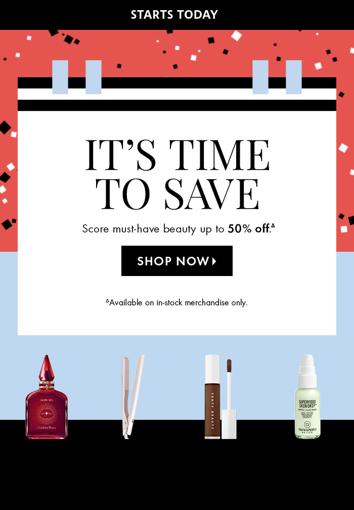 It's Time to Save