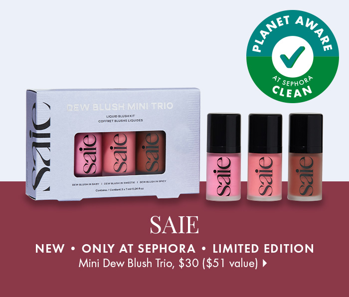 SAIE Mini Dew Blush Trio