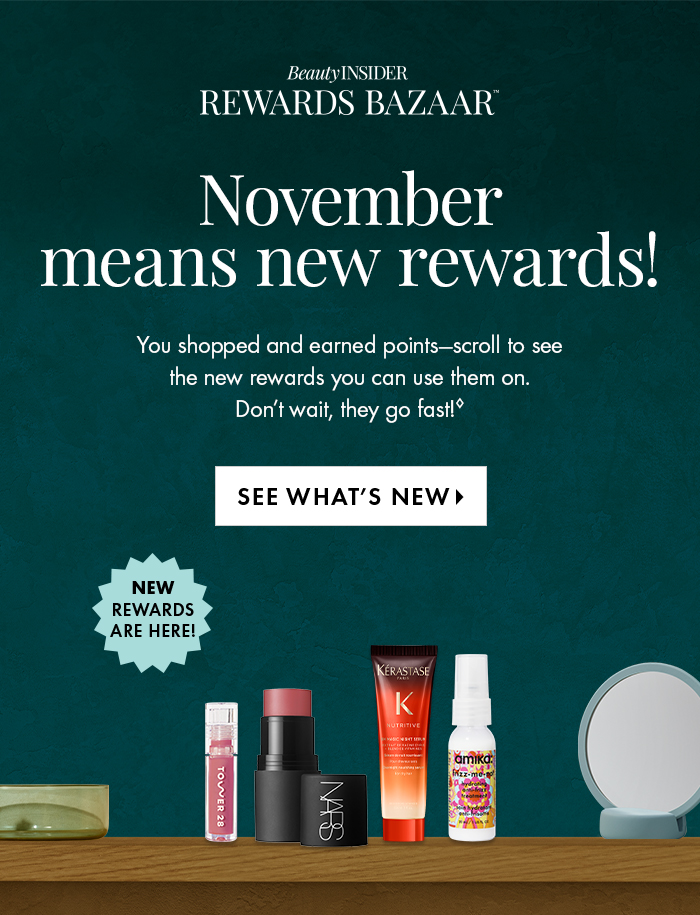 HED/DEK: November means new rewards + CTA