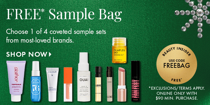 Promo Banner - FREE Sample Bag