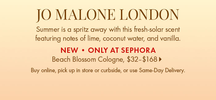 Hero Product Details - Jo Malone London - Beach Blossom Cologne with Coconut Water and Vanilla