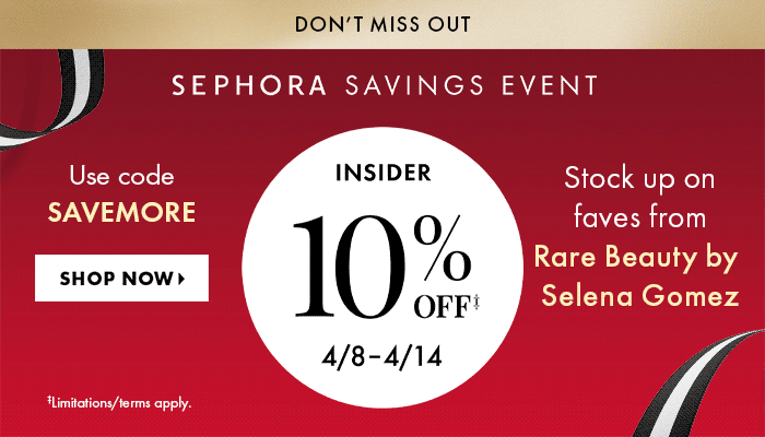 Sephora Savings Event
