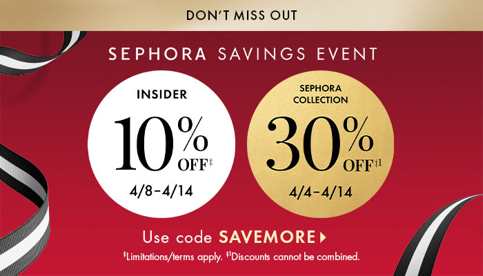Sephora Savings Event