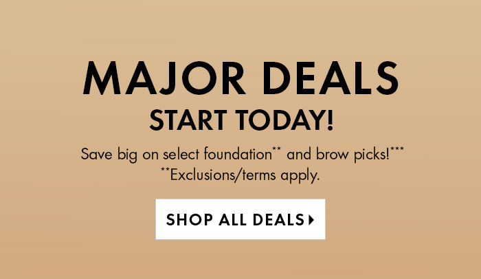 Major Deals Starts Today