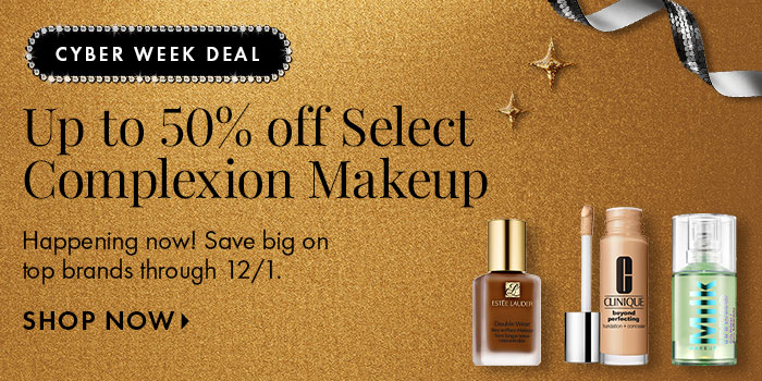 Up to 50% off Select Complexion Makeup