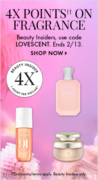 4x points on fragrance