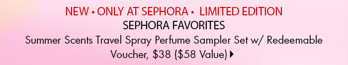 Summer Scents Travel Spray Perfume Sampler Set