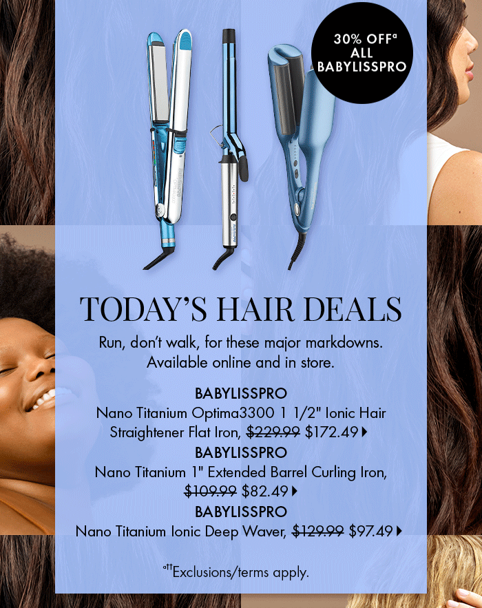 PROMOTION HERO - OH HAIR YEAH STARTS TODAY + Product GIFS