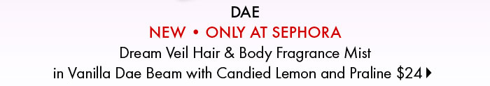 Dream Veil Hair + Body Mist in Vanilla Dae Beam