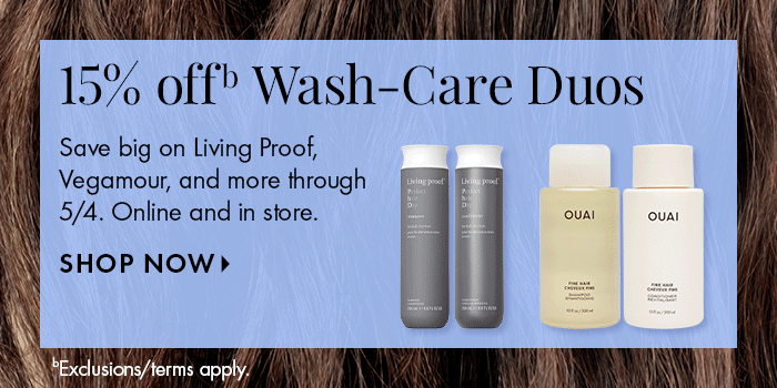 15% off Wash-Care Duos