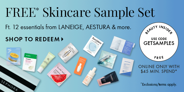 Skincare Sample Bag